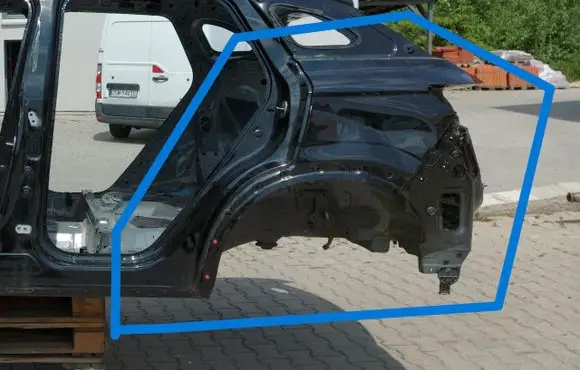Rear quarter panel