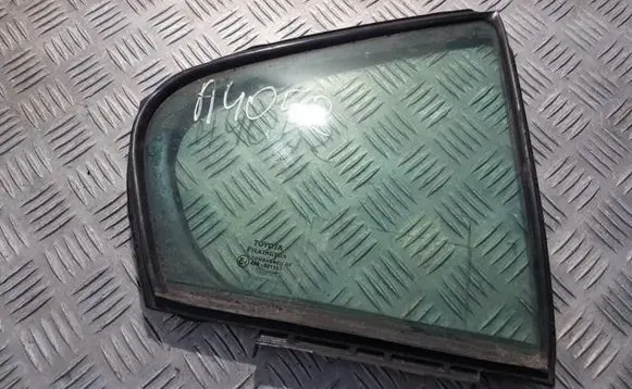 Rear vent window glass