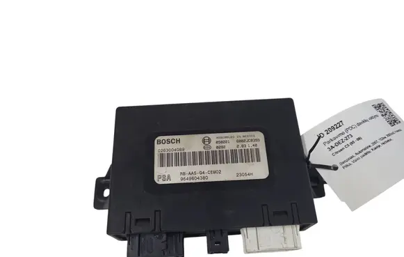 Citroen C5 Parking PDC control unit/module 9649604380 0263004089