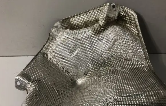 Heat shield in engine bay