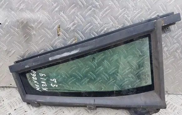 Rear vent window glass
