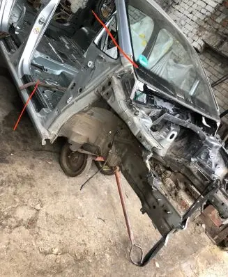 Volkswagen Touran III Front quarter panel 
