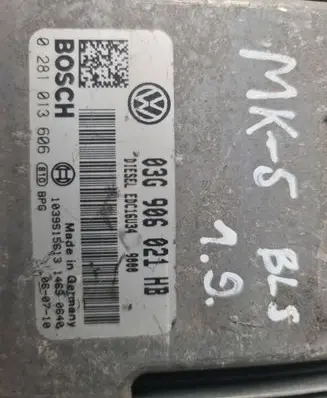 Volkswagen Golf V Engine control unit/module 03G906021HB 0281013606 1039S15613