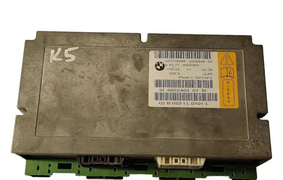 BMW 7 E65 E66 Airbag control unit/module 6922463 65776922463 037078069