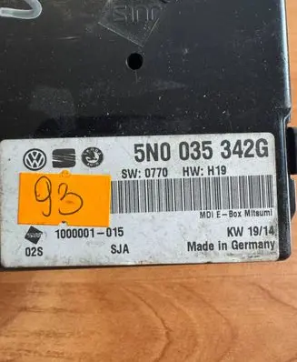 Skoda Superb B6 (3T) Other control units/modules 5N0035342G 1000001015