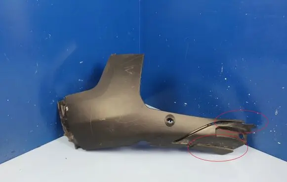 Peugeot 3008 II Front bumper corner part panel trim 9810869777