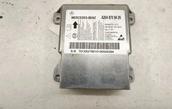 Mercedes-Benz C W204 Airbag control unit/module 2048709426 2048706826