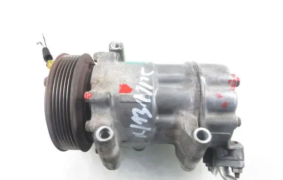 Peugeot 206 Air conditioning (A/C) compressor (pump) 9655191580