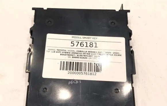 Toyota Corolla E210 E21 Other control units/modules 89990-02A20