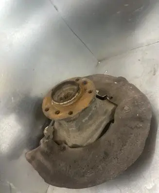 BMW 5 E60 E61 Front wheel hub spindle knuckle