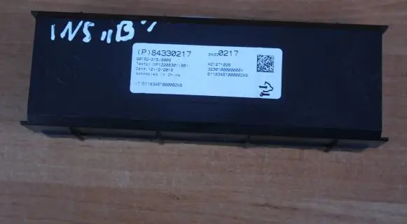Opel Insignia B Other control units/modules 84330217 421271026