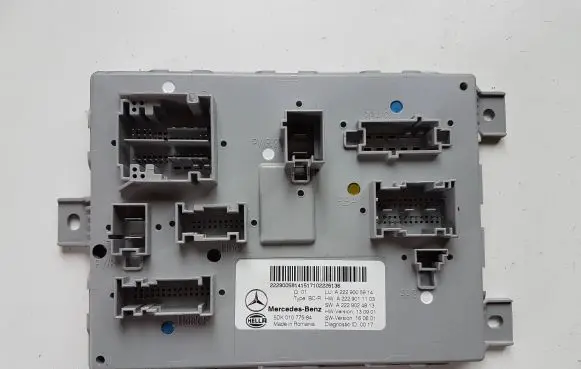 Mercedes-Benz C W205 SAM control unit A2229005914 A2229011103