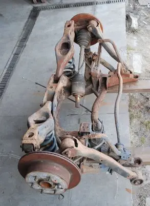 Mitsubishi Pajero Rear axle beam with reductor 170KM
