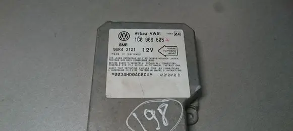 Volkswagen PASSAT B5.5 Airbag control unit/module 1C0909605 5WK43121