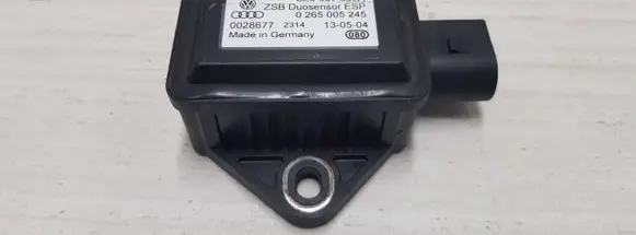 Audi A4 S4 B6 8E 8H ESP acceleration yaw rate sensor 8E0907637A 0265005245 0028677