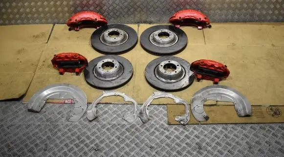Porsche Panamera (971) Brake discs and calipers set 971615123H 971615124H 971615403AC