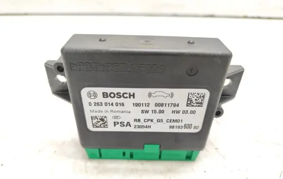 Peugeot Traveller Parking PDC control unit/module 0263014016 9819360080