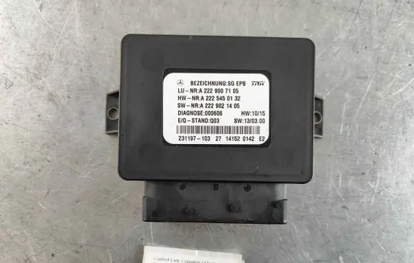 Mercedes-Benz S W222 Hand brake control module a2229007105