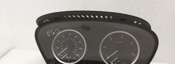 BMW 5 E60 E61 Speedometer (instrument cluster) 62116958601 A2C53103634