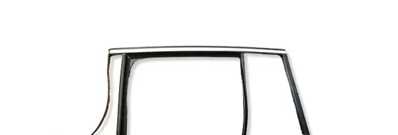 Volkswagen Tiguan Rubber seal rear door window/glass 5N0839431
