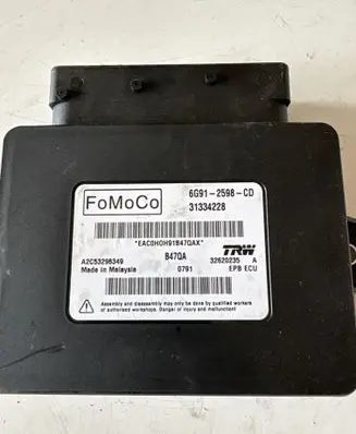 Volvo XC60 Hand brake control module 31334228 A2C53296349