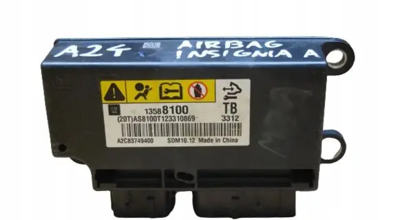 Opel Insignia A Airbag control unit/module 13588100