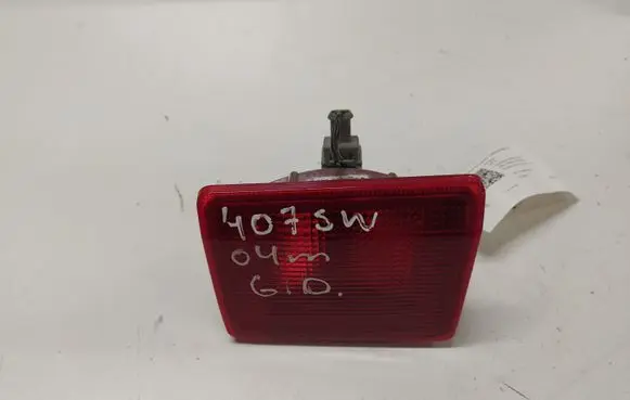 Peugeot 407 Tailgate rear/tail lights 9646507380