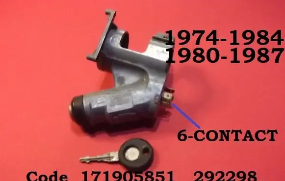 Volkswagen Polo I 86 Ignition lock 171905851 292298