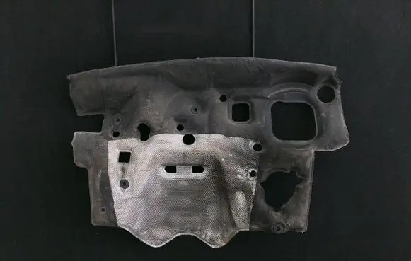 Heat shield in engine bay