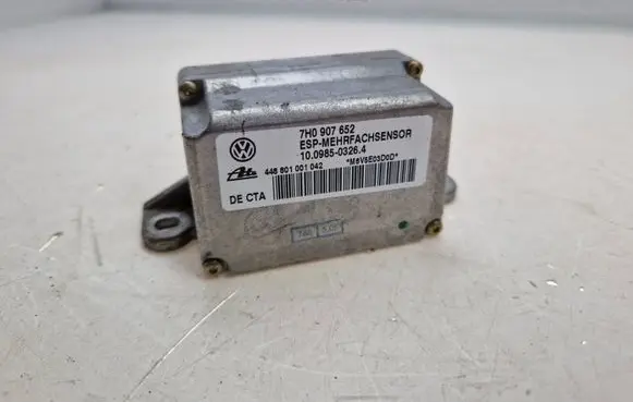 Volkswagen Touareg I ESP acceleration yaw rate sensor 7H0907652