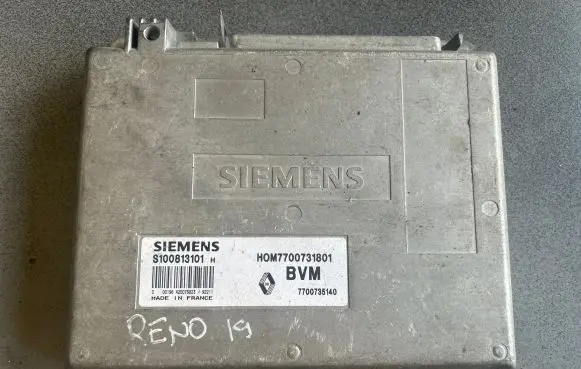 Renault 19 Engine control unit/module 7700735140 S100813101H 7700731801