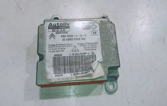 Citroen Xsara Picasso Airbag control unit/module 9652276980 602327400
