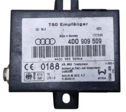 Audi A6 S6 C5 4B Auxiliary heating control unit/module 4D0909509