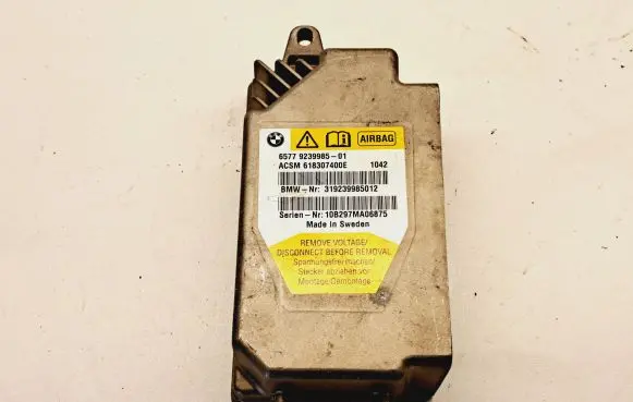 BMW 5 F10 F11 Airbag control unit/module 9239985 319239985012 618307400E