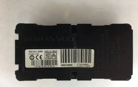 Citroen C5 Tire pressure control unit 9655140080