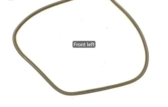 Front door rubber seal