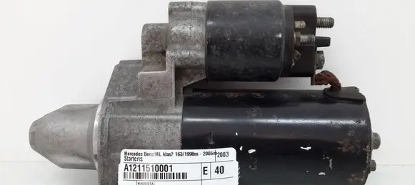 Mercedes-Benz ML W163 Starter motor A1211510001