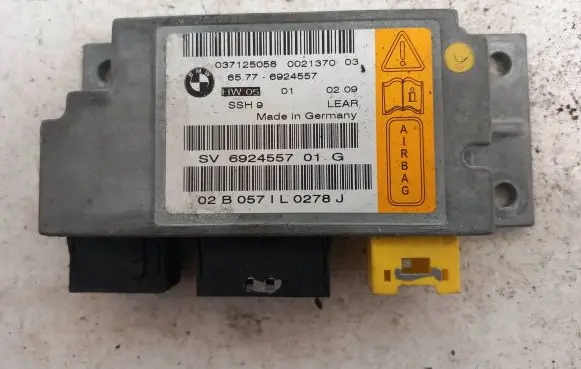 BMW 7 E65 E66 Airbag control unit/module 6924557 037125058 66924557