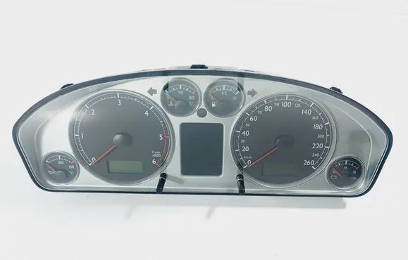 Volkswagen Sharan Speedometer (instrument cluster) 7M3920841 2510070487