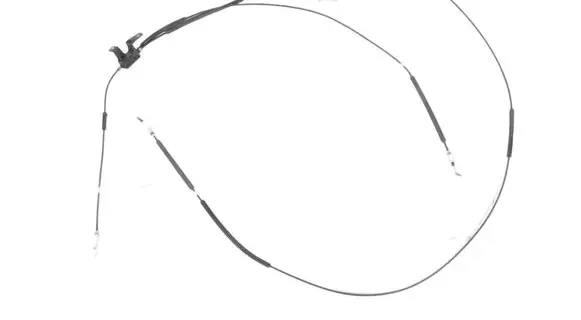 Engine bonnet/hood lock release cable