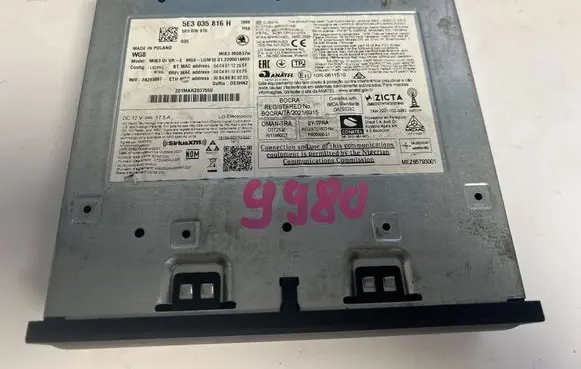 Skoda Octavia Mk4 Navigation unit CD/DVD player 5E3035816H