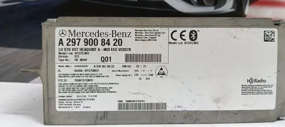 Mercedes-Benz EQS V297 Navigation unit CD/DVD player A2979008420