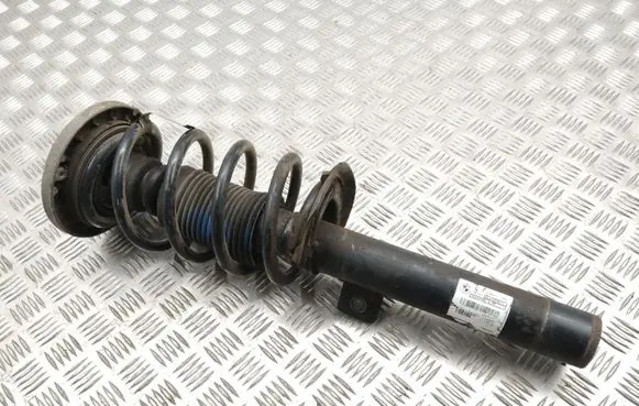 Front shock absorber with coil spring