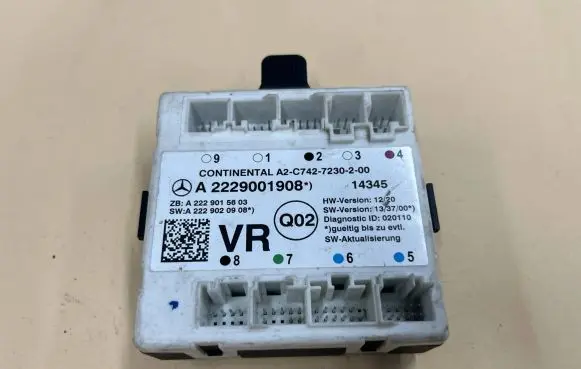 Mercedes-Benz C W205 Door control unit/module A2229001908 A2229020908 A2229015603