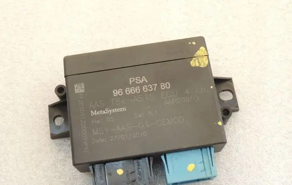 Peugeot 3008 I Parking PDC control unit/module 9666663780 6590KA