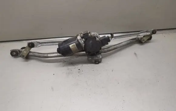 Front wiper linkage and motor