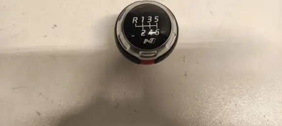 Gear lever shifter trim leather/knob