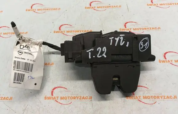 Opel Crossland X Tailgate lock latch 3644675