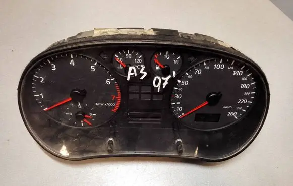 Audi A3 S3 8L Speedometer (instrument cluster) 8L0919860C 110008778006