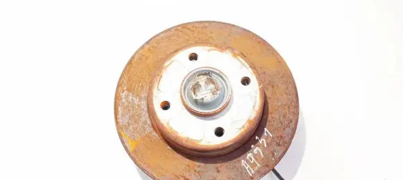 Citroen C4 II Rear brake disc neventiliuojamas